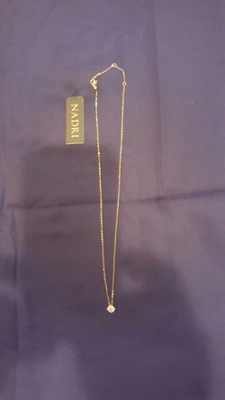 nadri gold necklace with pendant
