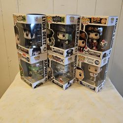 Funko Pops New In Box $10 Each, Funko Bobble Heads 2014 Buddy Elf 2013,Anchorman Ron Burgundy Play Phrases Batteries Not Included $20 Each 