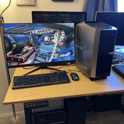 FAST Alienware Gaming PC SETUP / 144Hz 24” Monitor / Intel Core i7 6700 CPU / 16GB DDR4 RAM / AMD RX 580 8GB GPU / 256GB NVME SSD + 1TB HDD / WiFi