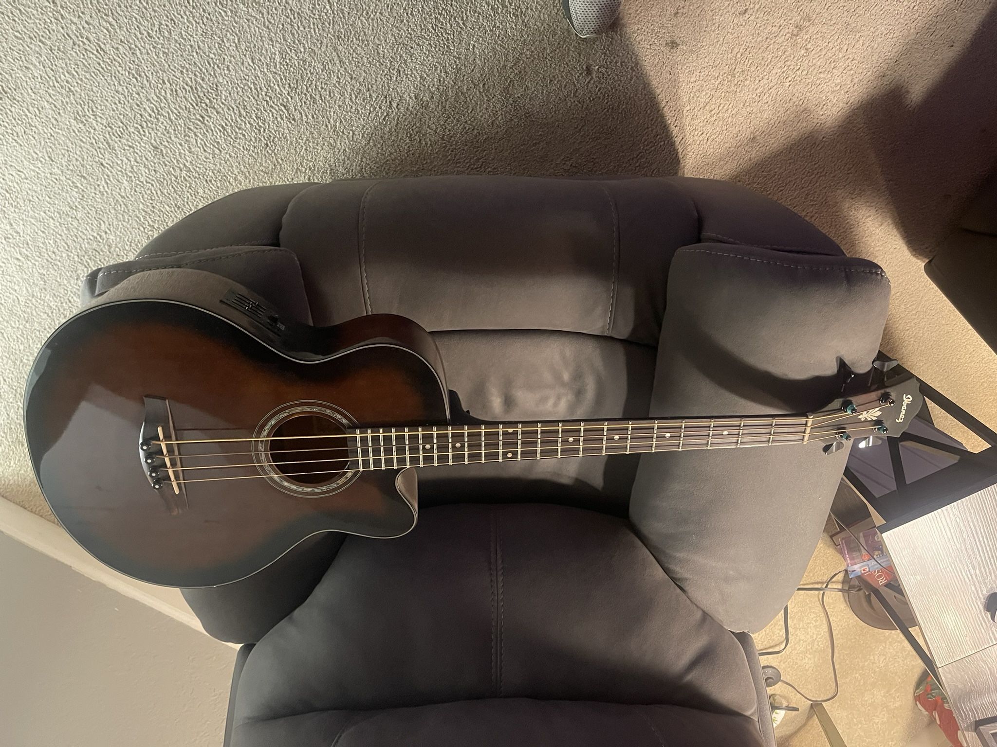 Acoustic Electric Bass Guitar