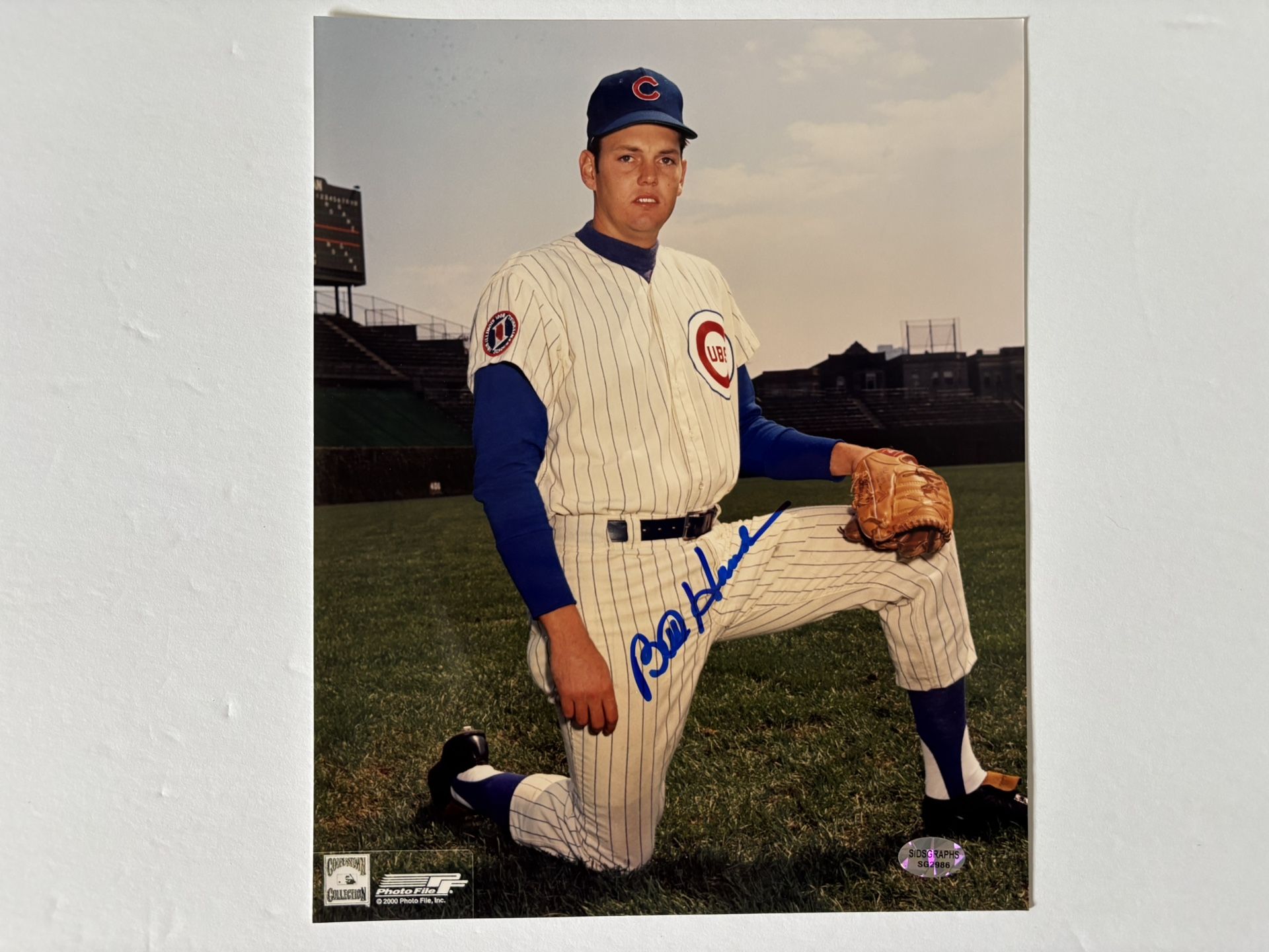 Bill Hands Cubs Autographed Photo