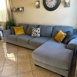 Beautiful Grey Sectional Couch From Ashley Furniture 