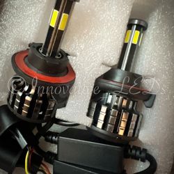 H3 LED Fog Light Bulb 6500K White,  30W 8000Lumen, H3 LED Headlight Bulbs for Fog Lamp DRL High/Low Beam, Canbus Error Free Long Lifespan 