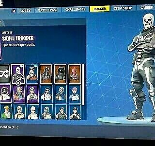 fortnite account skull trooper account 40 50 psn code fortnite skins rare buy now - skull trooper fortnite account