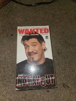 For my collectors of vintage media. WWF No Way Out 2004 and ECW Home Video From 1999. 