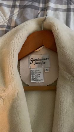Woman’s size  small long fur coat