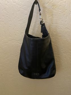 Coach Black Leather Hobo