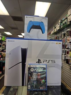 Ps5 disc bundle with fc26 game and extra controller on payments with $50 down to take home  online application