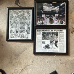 Blackhawk Framed Photos 