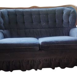 Antique Tufted Loveseat