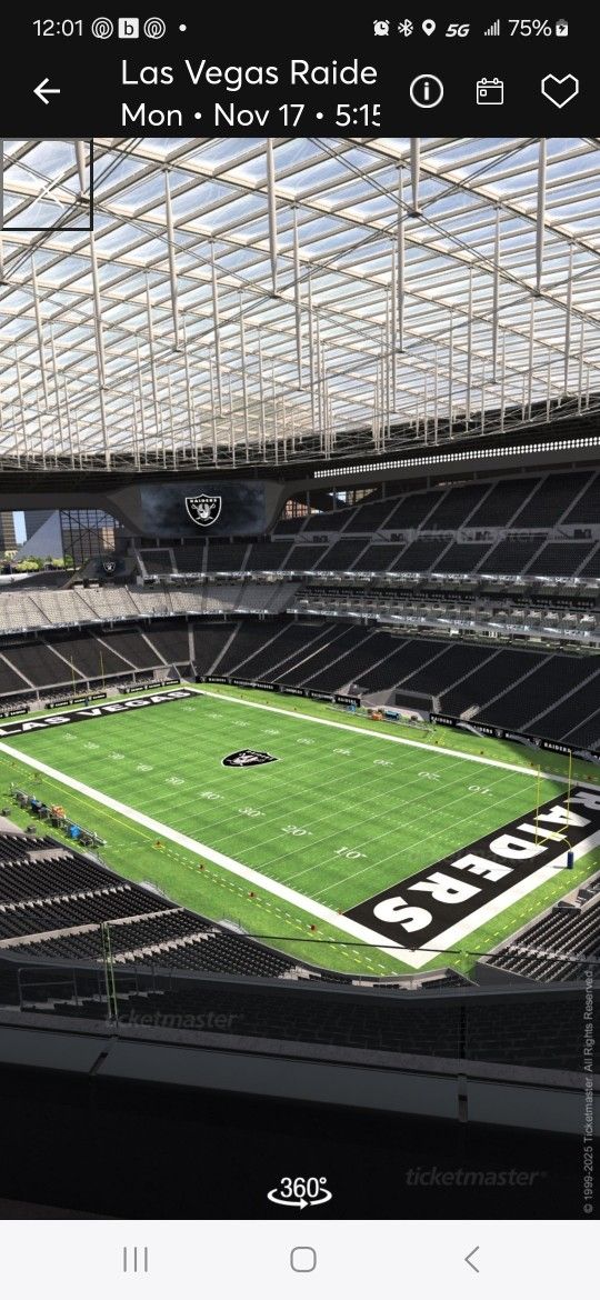 Las Vegas Raiders Game Tickets( 4)