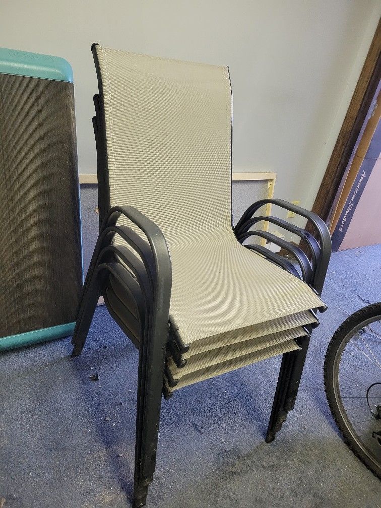 Set Of 4 Outdoor Chairs