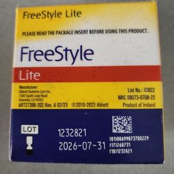 FREESTYLE LITE TEST STRIPS 50 CT. BOXES!!! $25.00 EACH!!!