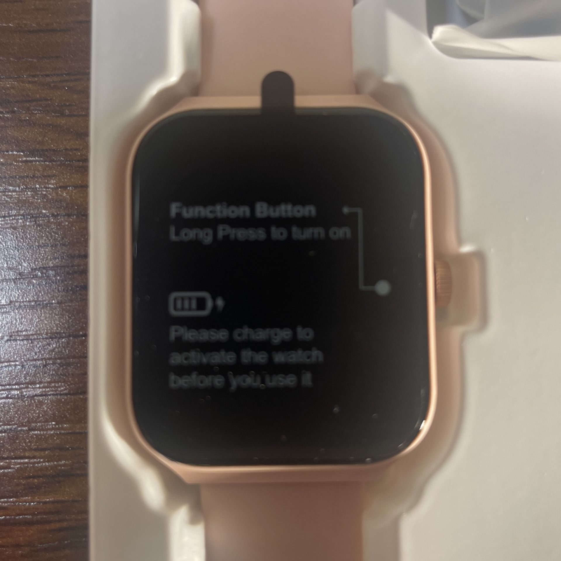 SMART WATCH - PINK- TOOBUR BRAND $25