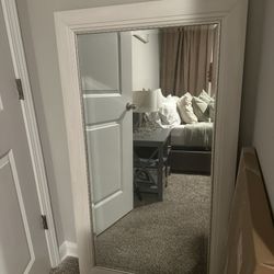 White Floor Length Mirror