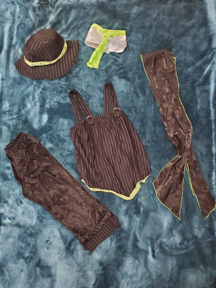 GIRL'S GANGSTER HALLOWEEN COSTUME