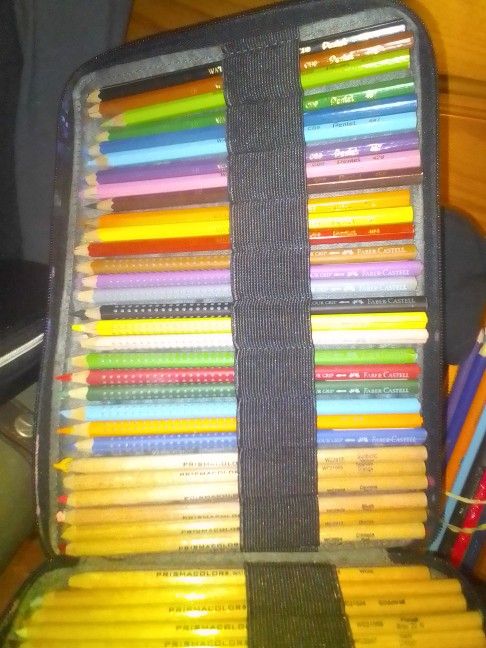 Art Supplies Pencils And Paint
