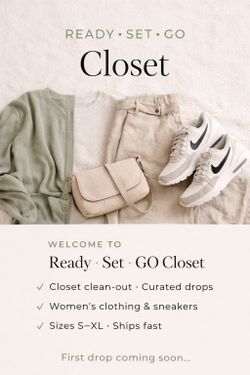 Welcome to Ready · Set · GO Closet 👟✨