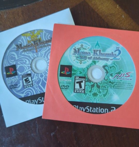 PS2 Mana Khemia 1 + 2