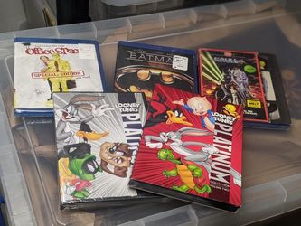 Blu-ray Dvd Lot Batman Office Space Krull Looney Toons 