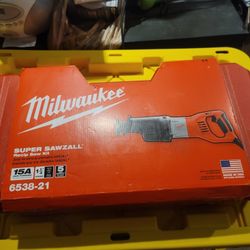 Milwaukee Sawzall New In Box 15 Amp