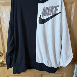 Nike Oversized Colorblock Sweatshirt Medium 