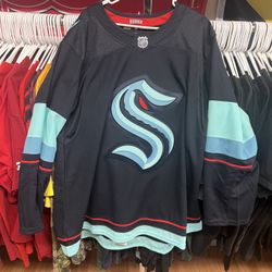 Seattle Kraken Blank Hockey Jersey 