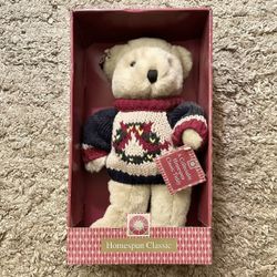Vintage Kmart Homespun Classic Collector’s Choice Teddy Bear Plush 14” NIB 