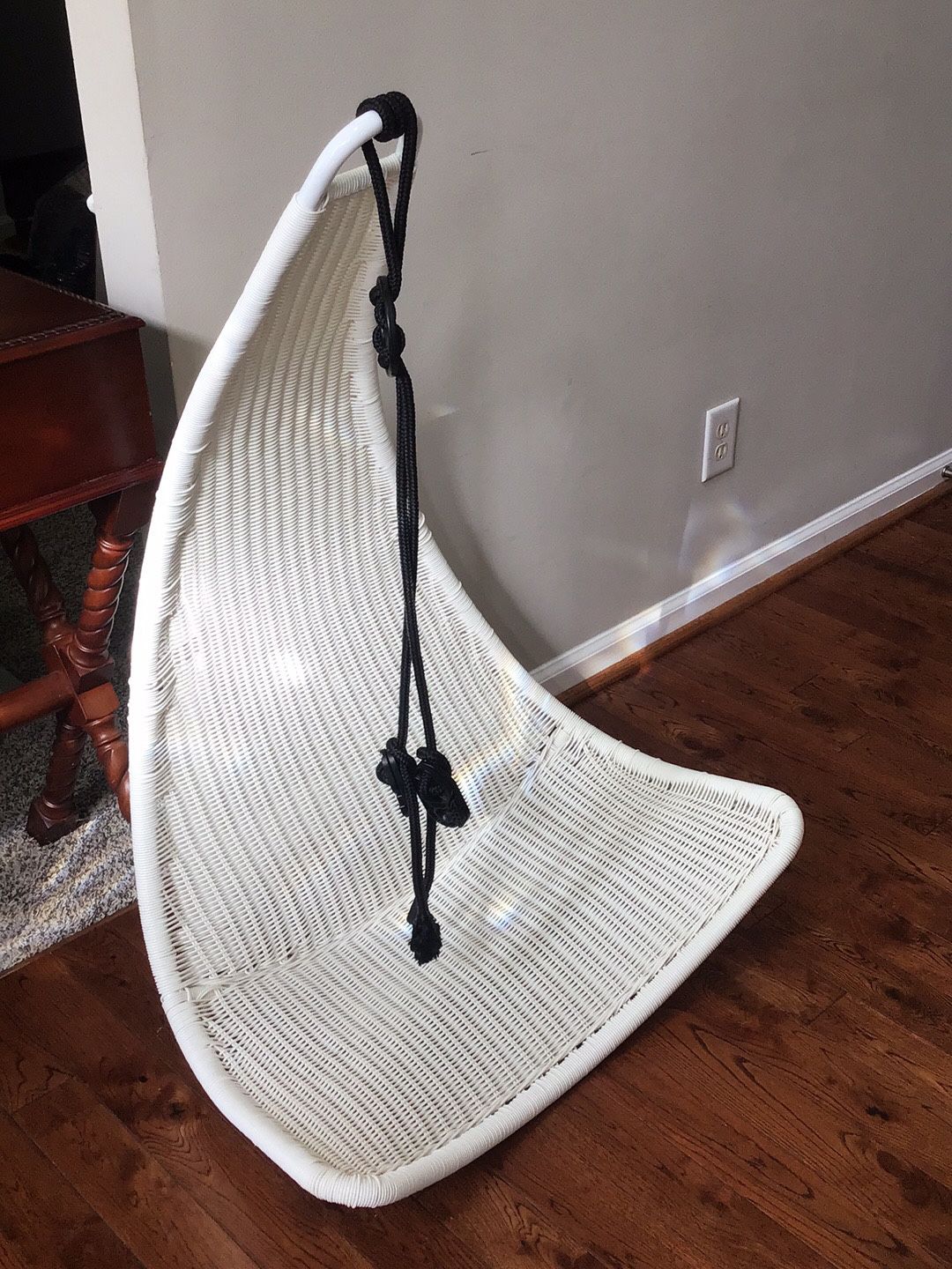 Beautiful hanging wicker chair