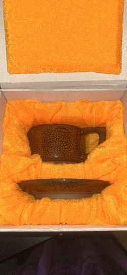 Tenmokus Cup And Saucer Set