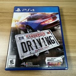 PS4 Dangerous Driving 