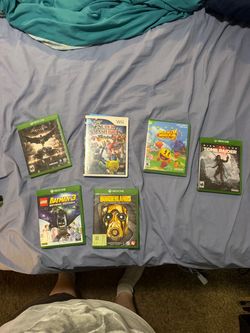 Games Xbox One and Wii pac man not opened