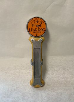 Lead Dog Brewing Beer Tap Handle Lead the Pack Roxy Bone Draft Pull Nevada