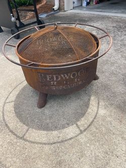 Steel fire pit