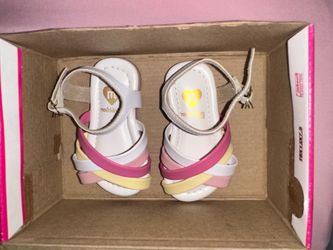 Molekinha multicoloured sandals, Size US 2 #kids #summer NAPA TURIM - BLANCO/ROSA/AMARILLO Brazilian shoes