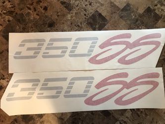 CHEVY 350 SS DECALS_ATICKERS