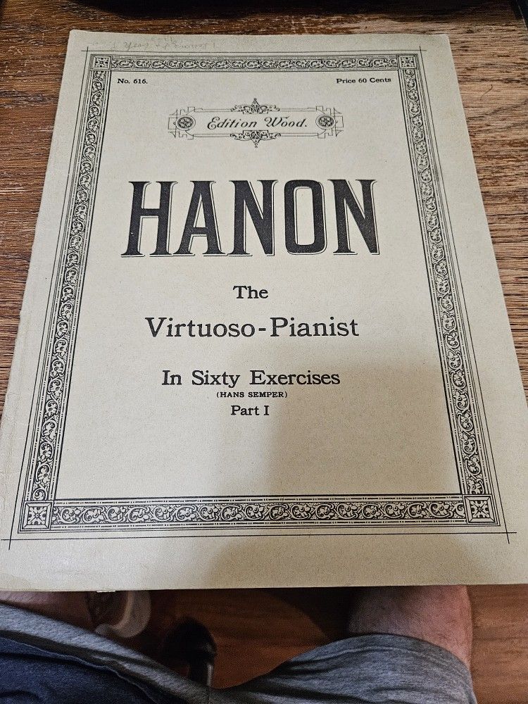 Hanon The Virtuoso-Pianist Sheet Music 1907