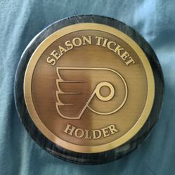 Vintage Philadelphia Flyers Season Ticket Holder Collectible Paperweight