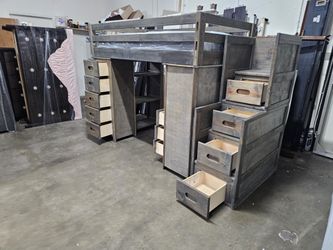 Twin Loft Bed And Mattress 