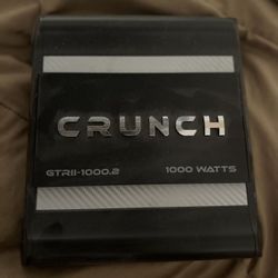 Crunch 1000w amp