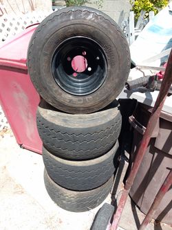 Tires Trailer Or Other Toy Utility