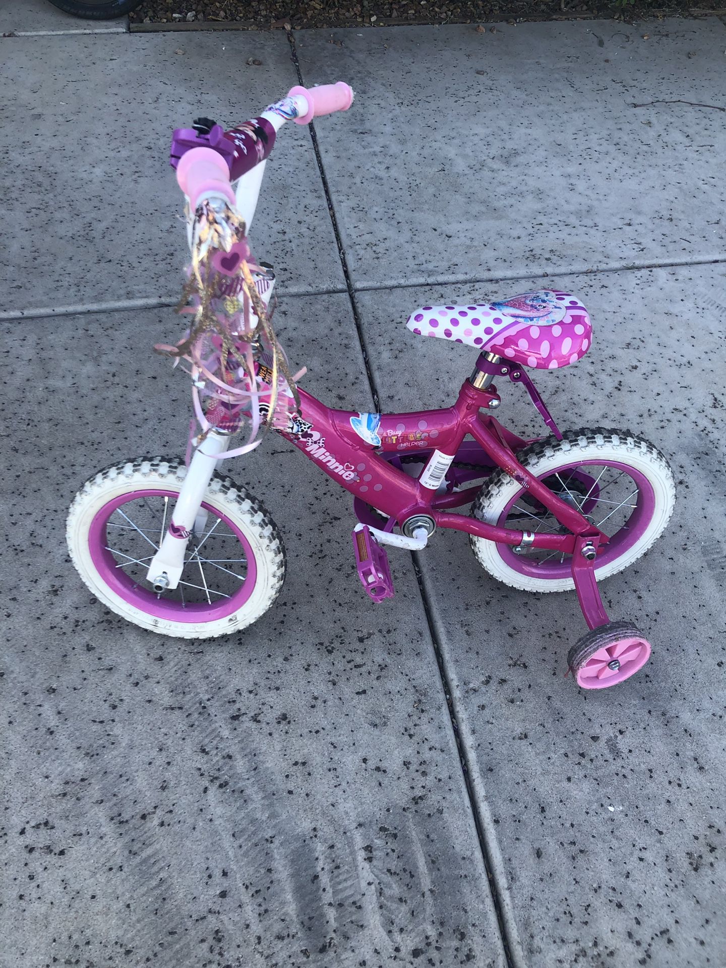 Lalaloopsy, and Minnie bikes