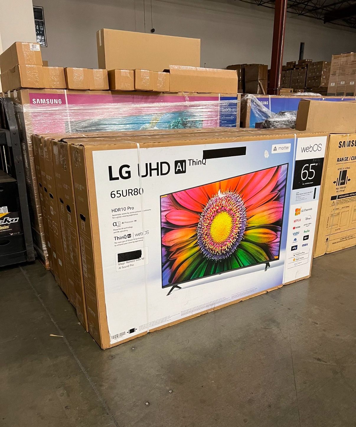 65 “ LG Smart 4K LED HDR TV