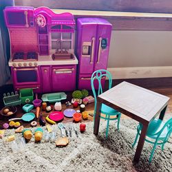 Our Generation Doll kitchen and Dinning Set w/accessories.