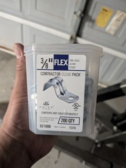 3/8 Flex Contractor Clear Wire Strap