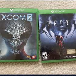 XCom 2 & Prey Xbox One Games 