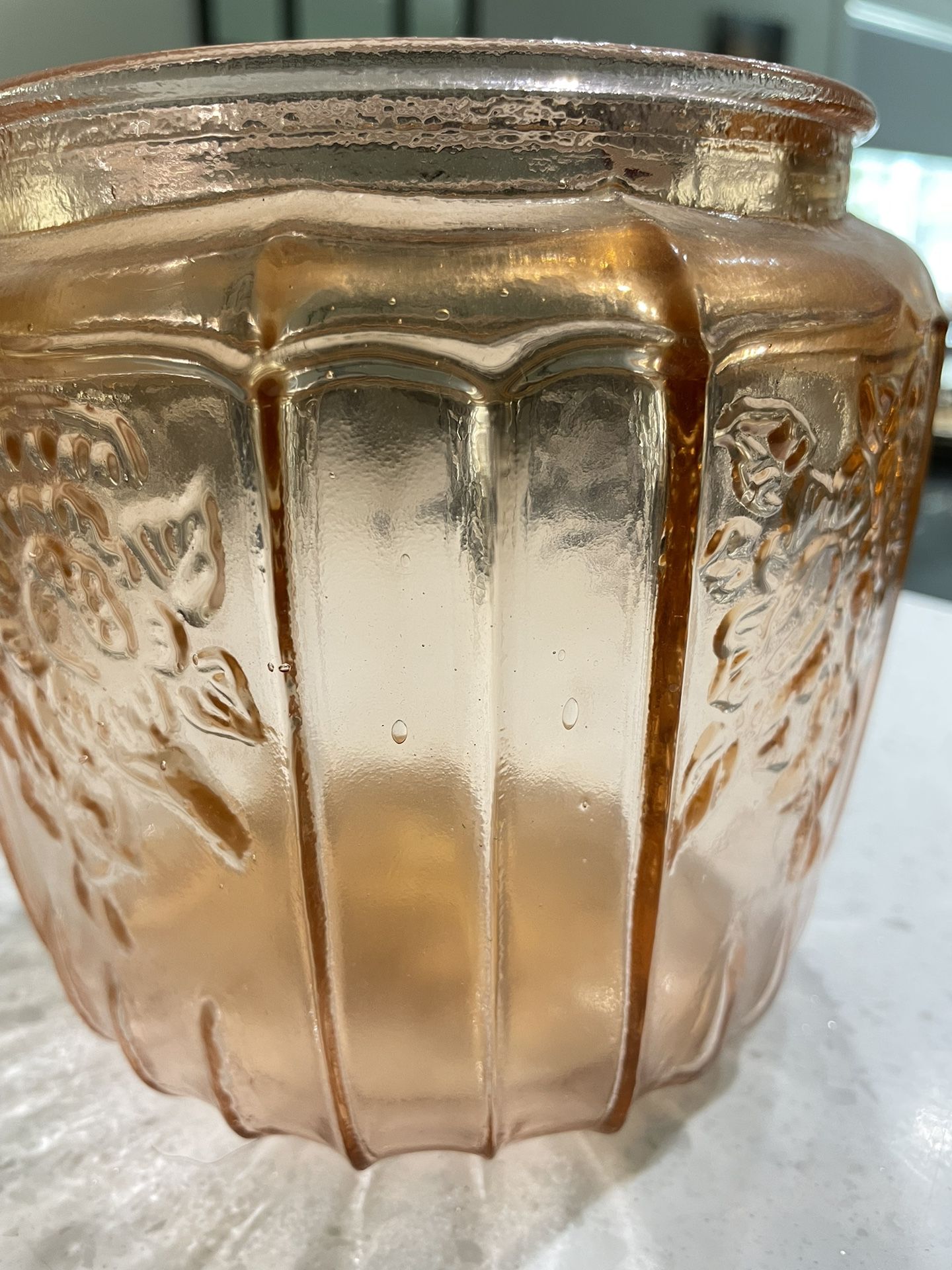 Pink  Depression Vase/jar