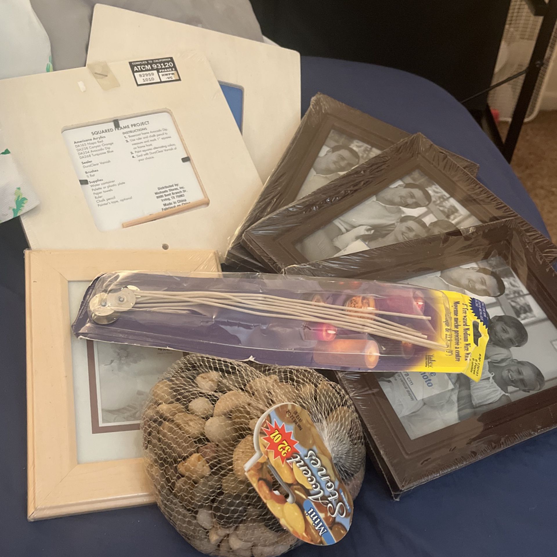 Picture Frames And Craft Lot