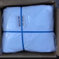 NEW White 20’ X 30’ Polyethylene Tarp