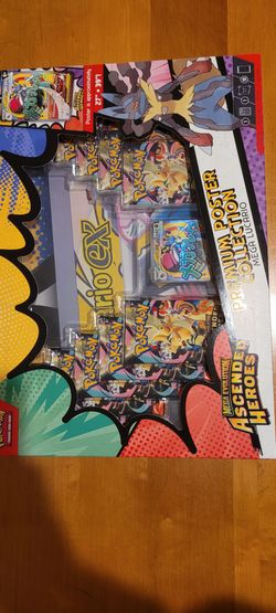 Pokemon ascended heroes premium poster collection Mega Lucario
